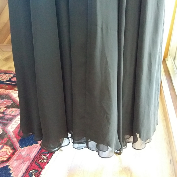 SOLD Peter Chin ully lined evening dress - Picture 4 of 4